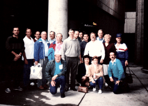 Worcester County Chiefs at Logan Airport leaving for IACP in Albuquerque 1994